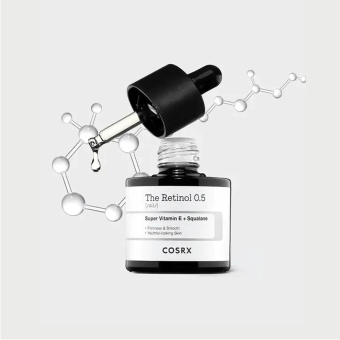 COSRX The Retinol 0.5 Oil – Super Vitamin E + Squalane (20ml)
