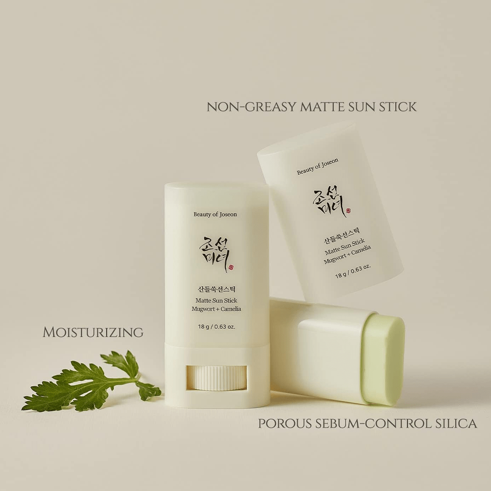 BEAUTY OF JOSEON Matte Sun Stick Mugwort+Camelia SPF 50+ (PA++++) - 18gm