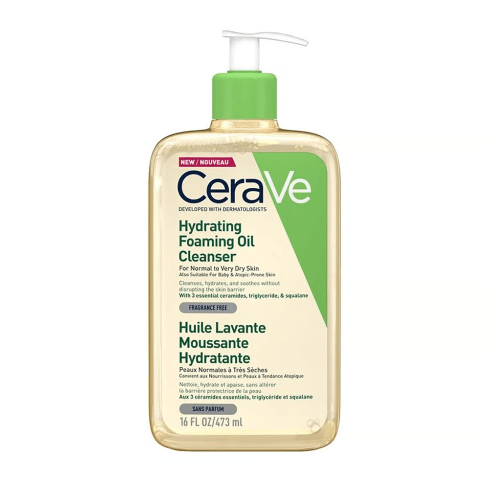 CeraVe Hydrating Foaming Oil Cleanser for Dry to Very Dry Skin - 473ml