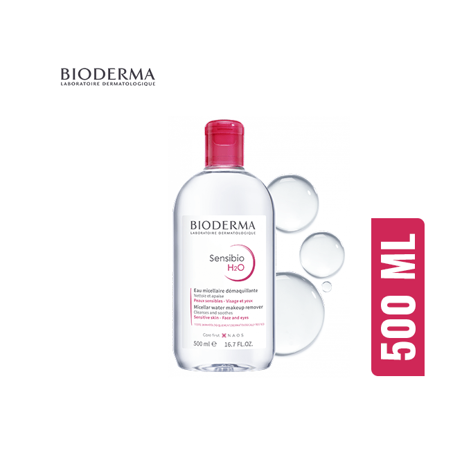 Bioderma Sensibio H2O Makeup Removing Micelle Solution - 500ml
