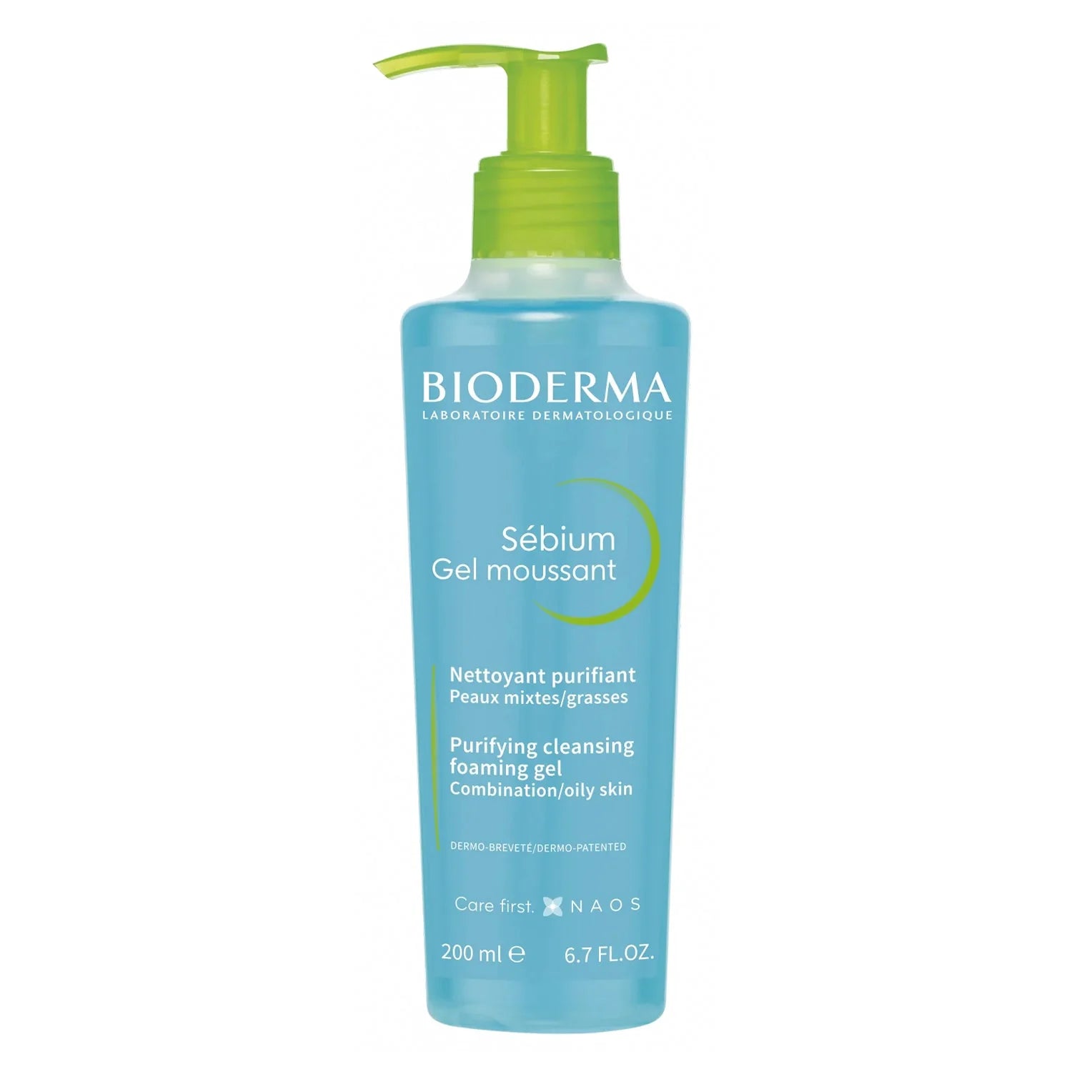 BIO DERMA MOUSSANT GEL WASH BLUE 200ML