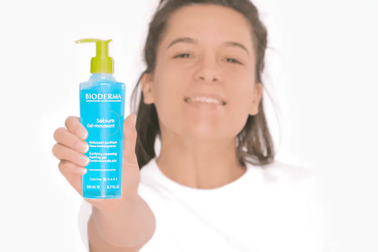 BIO DERMA MOUSSANT GEL WASH BLUE 200ML