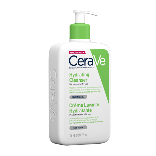 Cerave Hydrating Cleanser for Normal to Dry Skin with Hyaluronic Acid - 473ml