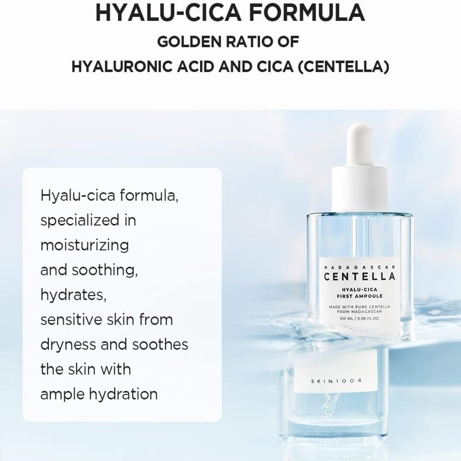 Skin1004 Madagascar Centella Hyalu-Cica First Ampoule - 100ml