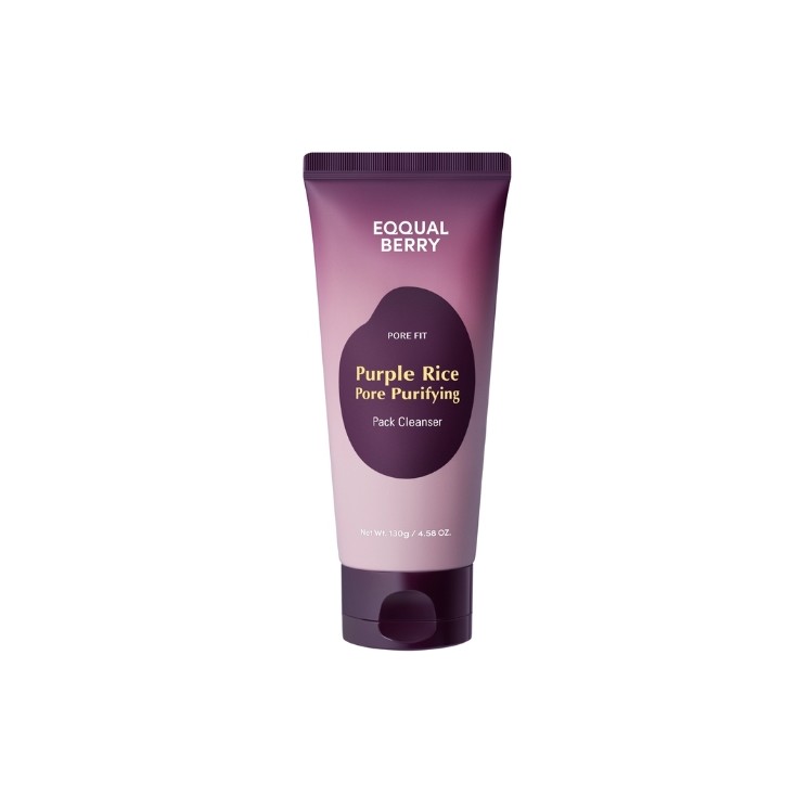 EQQUALBERRY PURPLE RICE PORE PURIFYING PACK CLEANSER 130g