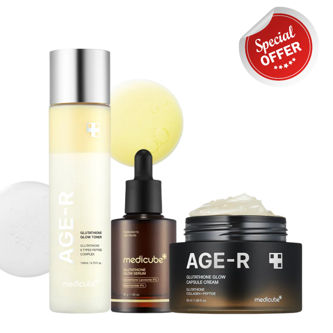 Medicube Glutathione Trio (Toner + Serum + Capsule Cream)