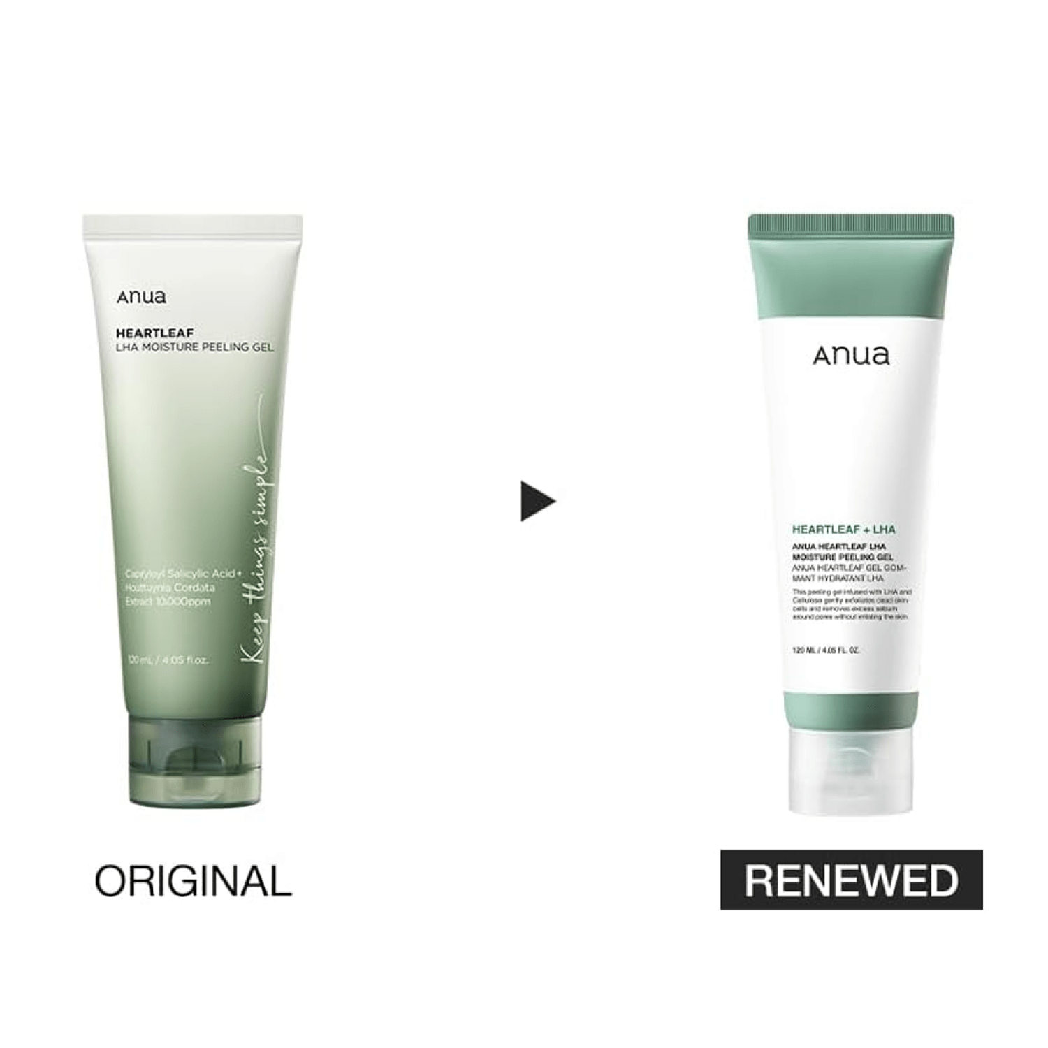 Anua Heartleaf LHA Moisture Peeling Gel - 120ml