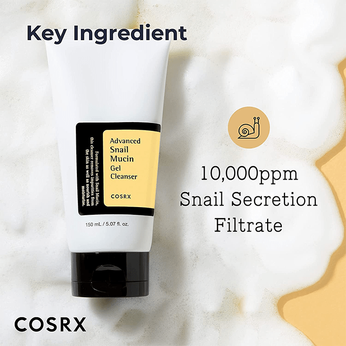 Cosrx Advanced Snail Mucin Power Gel Cleanser - 150ml