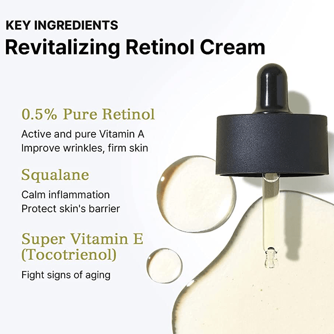 COSRX The Retinol 0.5 Oil – Super Vitamin E + Squalane (20ml)