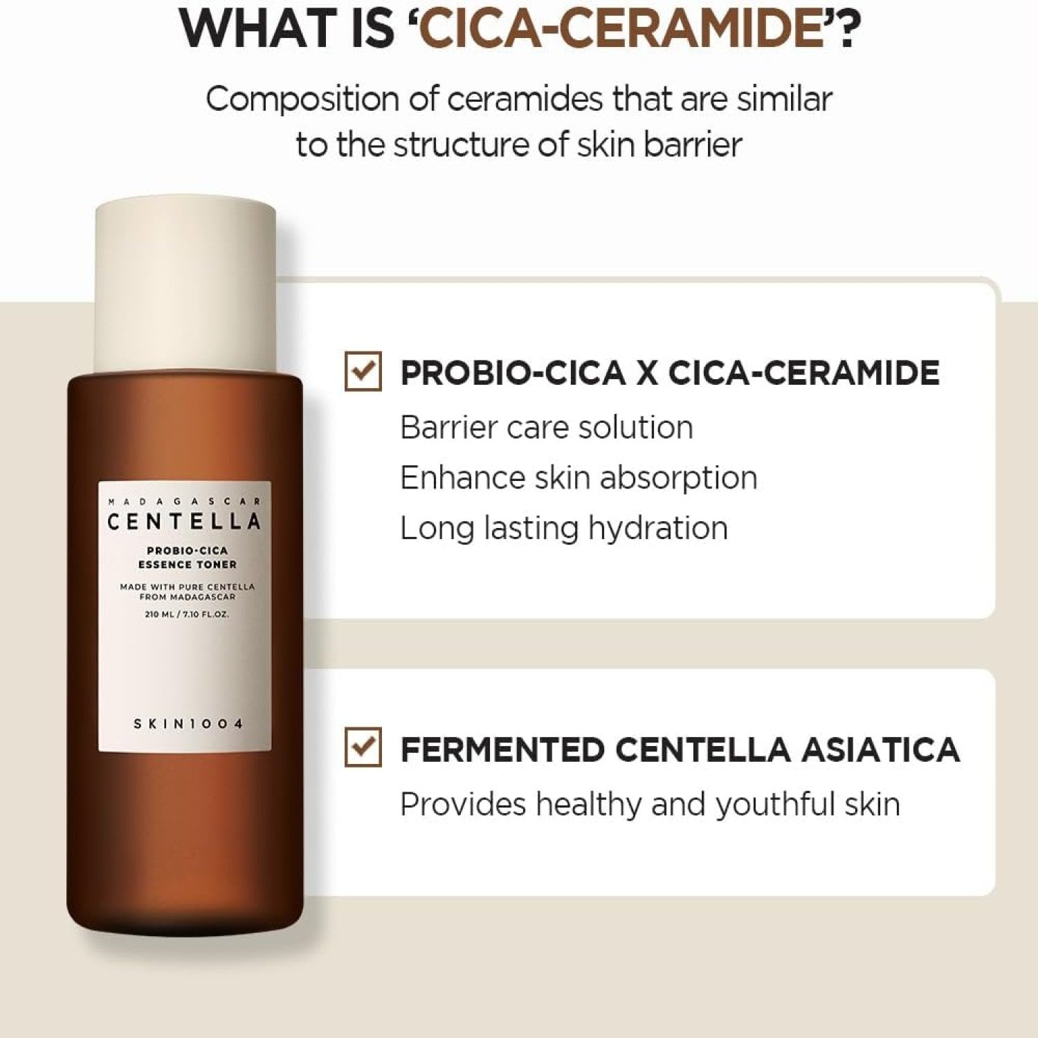 Skin1004 Madagascar Centella Probio-Cica Essence Toner - 210ml