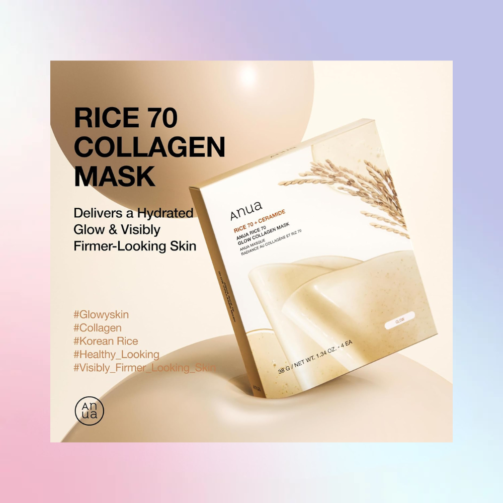 ANUA Rice 70 Glow Collagen Mask