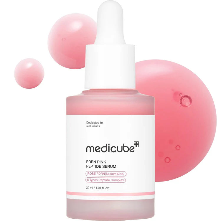 Medicube PDRN Pink Peptide Serum, Pink glow serum, 30 mL
