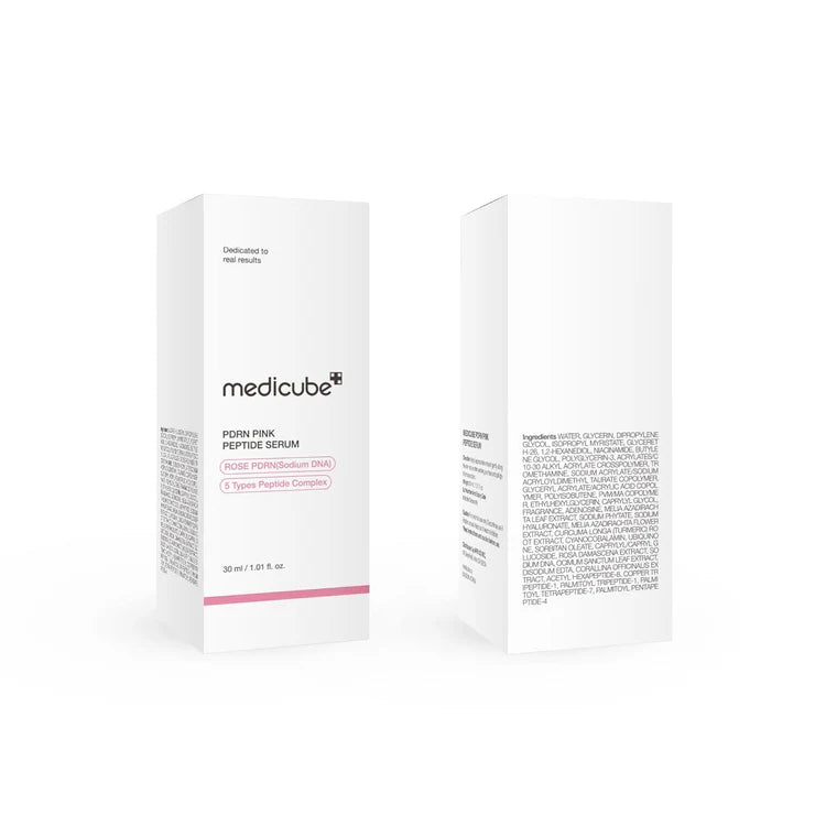 Medicube PDRN Pink Peptide Serum, Pink glow serum, 30 mL