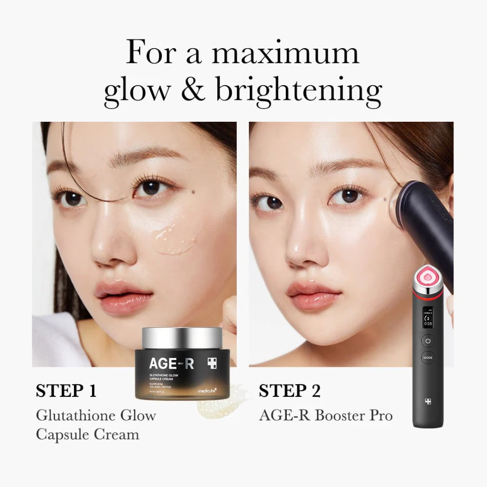 كريم كبسولات الجلوتاثيون المتوهج من ميديكيوب إيج آر ٥٠ مل