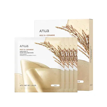 ANUA Rice 70 Glow Collagen Mask