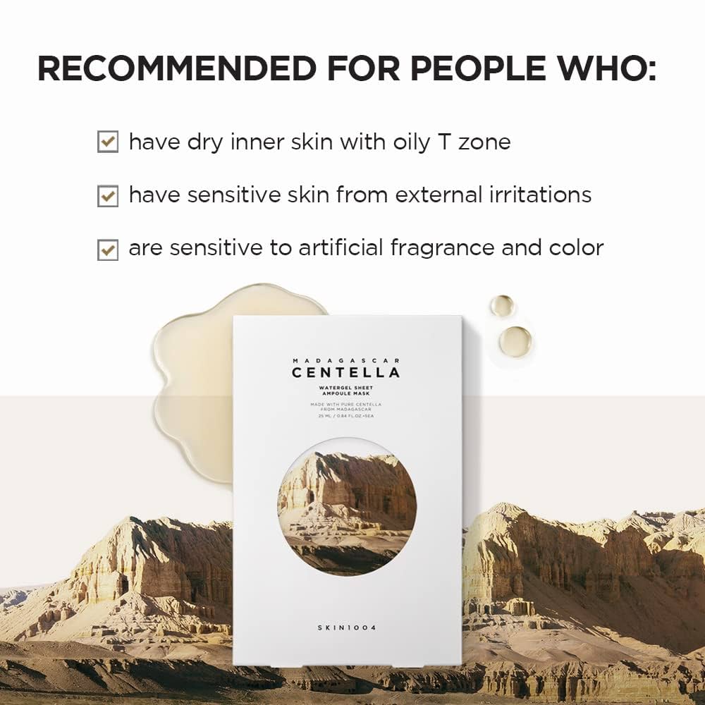 SKIN1004 Centella Watergel Sheet Ampoule Mask