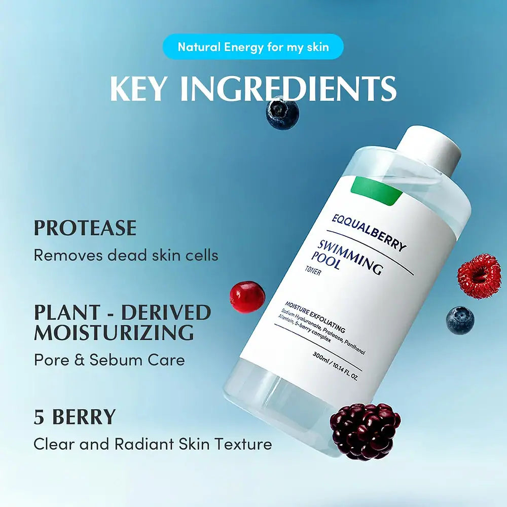 EQQUALBERRY SWIMMING POOL TONER 155ml